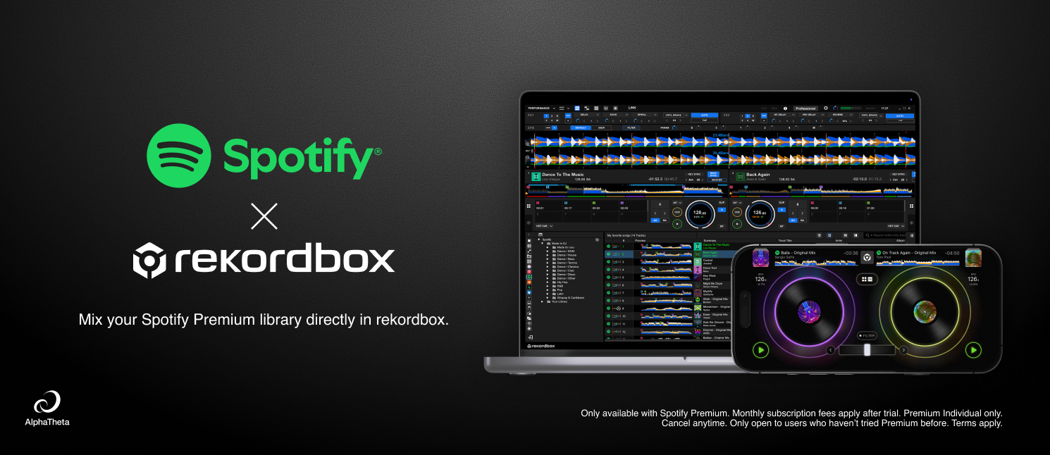 rekordbox 7.2.18 con Spotify para DJs